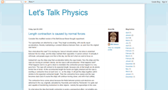 Desktop Screenshot of letstalkphysics.com